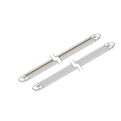 Diode LED DI-PWRTRK-RAIL-WH 39" Power Trax White Finish Power Rail 12-24V