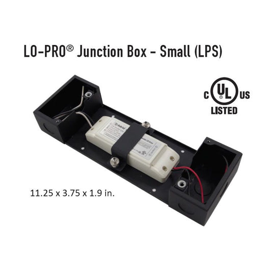 Diode LED DI-DM-MW12V40W-0-10V-LPS 40 Watt Commercial Grade 0-10V Dimmable Driver and Lo-Pro Small Jbox Combo 12V DC