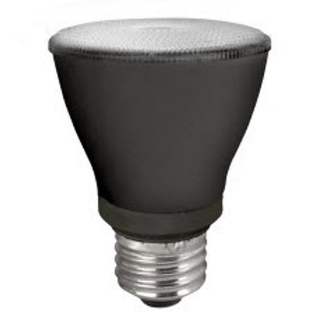 TCP LED8P20D50KFLB 7W PAR20 Black LED Flood 5000K 120V