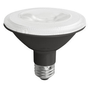 TCP LED12P30SD27KNFLB 10W PAR30 Short Neck Black LED Narrow Flood 2700K 120V