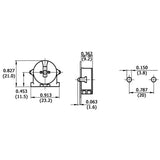 LH0021 Linear fluorescent T5 miniature bipin polycarbonate lamp holder/socket