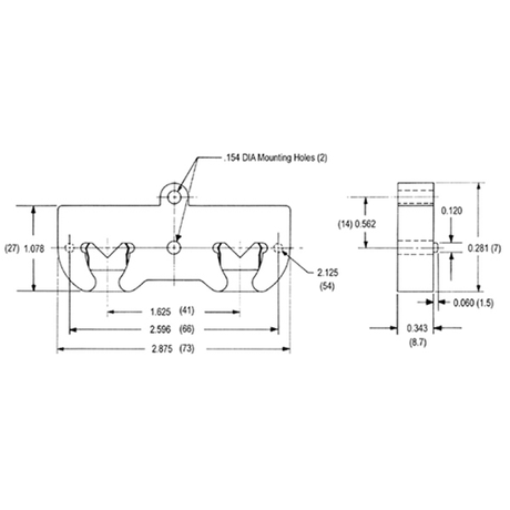 LH0058 Unshunted, T8/T10/T12 dual socket fluorescent lamp holder/socket