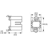 LH0182 5,7,9 & 11w G23, G23-2 2 pin CFL lamp holder/socket with snap in vertical mounting