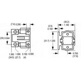 LH0188 5,7,9 & 11w G23, 2 pin CFL lamp holder/socket with two hole horizontal mounting