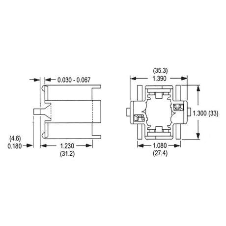 LH0205 18w G24d-2, GX24d-2 2 pin CFL lamp holder/socket with bottom snap in vertical mounting