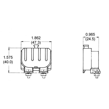 LH0327 2G11 base CFL horizontal lamp holder/socket with two hole mounting and press release