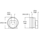 LH0341 T12 water resistant cap fits LH0105/LH0106/LH0474 & LH0475 lamp holder/sockets