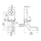 LH0389 Unshunted, rotary locking, push fit, lamp holder/socket with post-stop and starter base