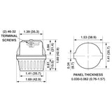 LH0395 E26/E27 medium base incandescent lamp holder/socket with spring clip mounting and screw terminals