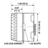 LH0399 E26/E27 medium base incandescent lamp holder/socket two piece mounting and screw terminals