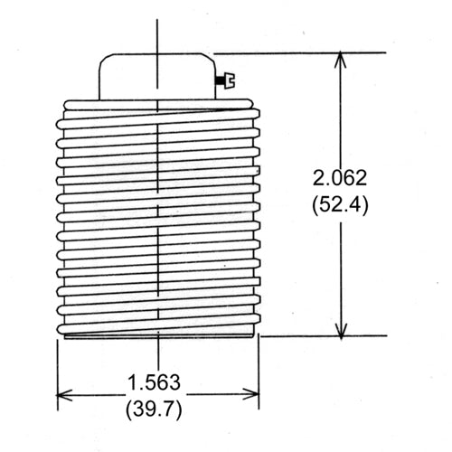 LH0406 E26/E27 medium base incandescent threaded lamp holder/socket, 1/8 IPS cap, and retaining ring