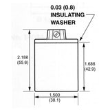 LH0407 E26/E27 medium base incandescent lamp holder/socket with an 1/8 IPS cap and 3 24" leads