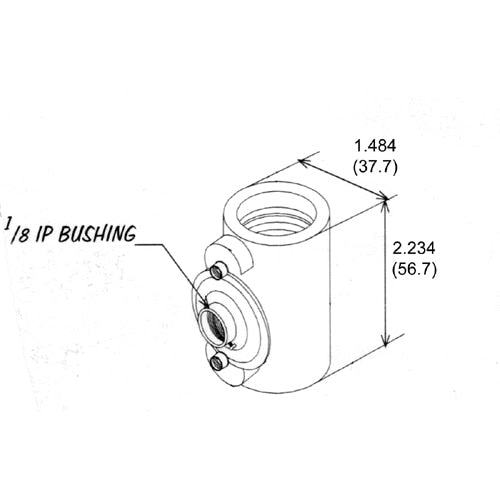 LH0420 E26/E27 medium base dual lamp holder/socket with 1/8 IPS bushing to center