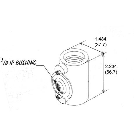 LH0420 E26/E27 medium base dual lamp holder/socket with 1/8 IPS bushing to center