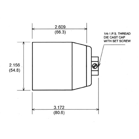 LH0427 E39 mogul base incandescent lamp holder/socket with 1/4" IPS cap and screw terminals