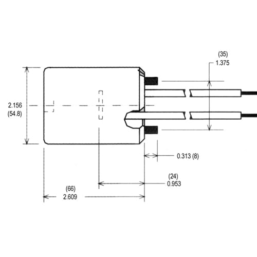 LH0437 EP39 4kv pulse rated, position oriented, mogul base lamp holder/socket with screw and 12" lead