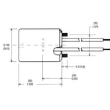 LH0437 EP39 4kv pulse rated, position oriented, mogul base lamp holder/socket with screw and 12" lead