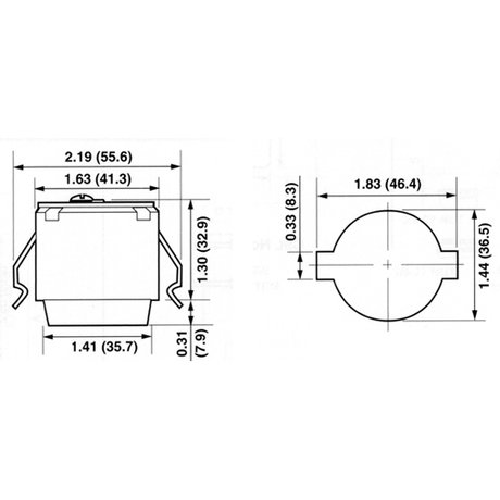 LH0493 E26/E27 medium base lamp holder/socket with spring clip mounting and screw terminals