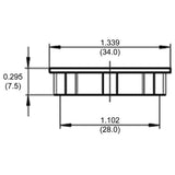 LH0576 Screw ring for certain E12 candelabra and E14 euro-candelabra lamp holders/sockets