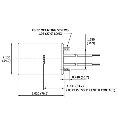 LH0636 E39, 5kv pulse rated mogul base HID lamp holder/socket with captive bushings and 17" leads