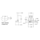 LH0706 Shunted, straight insertion, lamp holder/socket with slide on mounting