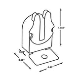 LH0723 Unshunted, rotary locking lamp holder/socket with lock assist, mounting bracket and 9" leads