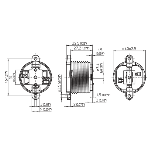 LH0746 26w, 32w, G24q-3, GX24q-3 4 pin CFL lamp holder/socket with 2 hole mounting/threaded barrel