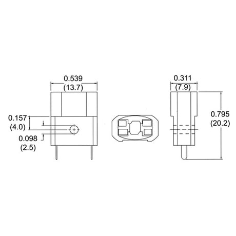 LH0793 Wedge base incandescent lamp holder/socket with solder leg connectors