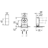 LH0842 Unshunted, rotary locking, T5 miniature bipin lamp holder/socket with push fit mounting