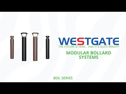 Westgate BOL-G2-103D-MCTP-BK 14/19/24W Modular Bollard Head Only Black Finish 30K/40K/50K 120-277V