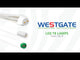 Westgate T8-HL-8FT-40W-50K-F 40W 8ft LED T8 Tubes Frosted Polycarbonate Lens 5000K Type B 120-277V