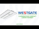 Westgate LHCX-110-150W-MCTP-SR 110W/130W/150W LED Compact Linear Highbay Sensor Ready 30K/40K/50K 120-277V