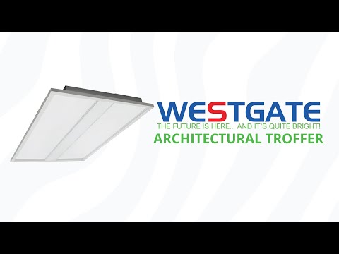 Westgate LTRB-2X4-MCTP 30W/40W/50W 2x4 LED Back-Lit Troffer 35K/40K/50K 120-277V