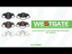 Westgate SLX-2H-MCTP-BR-D 16W-25W LED Outdoor Bronze Security Light 30K/40K/50K Dimmable 120V