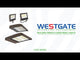 Westgate LFXE-XL-200-300W-50K-P 200/240/300W LED Flood Light 5000K Bronze Finish with Photocell 120-277V