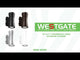 Westgate WMA-UDL-MCTP-SIL-D 18W/30W/45W/60W LED Cylinder Up/Down Light Silver Finish 27K/30K/35K/40K/50K 120-277V