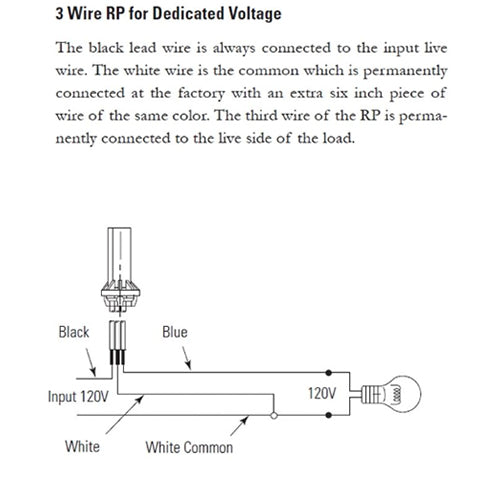 Sensata RP-12A 277V High Sensitivity Dedicated Voltage 3 Wire Thermal Protector