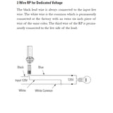 Sensata RP-10A 220V Low Sensitivity Dedicated Voltage 3 Wire Thermal Protector