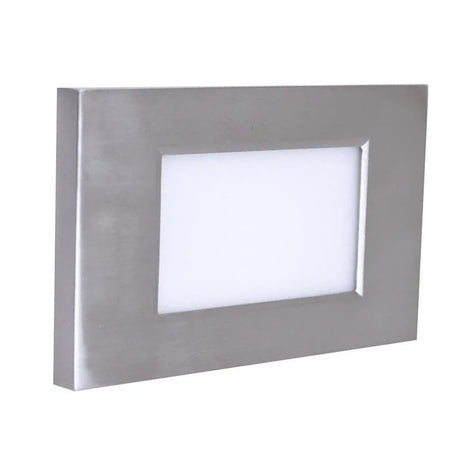 Westgate SLE-F-12V-MCT-BN 3.5W LED Integrated Step Light Brushed Nickel Finish Color Selectable CCT 3000K-4000K-5000K 12V