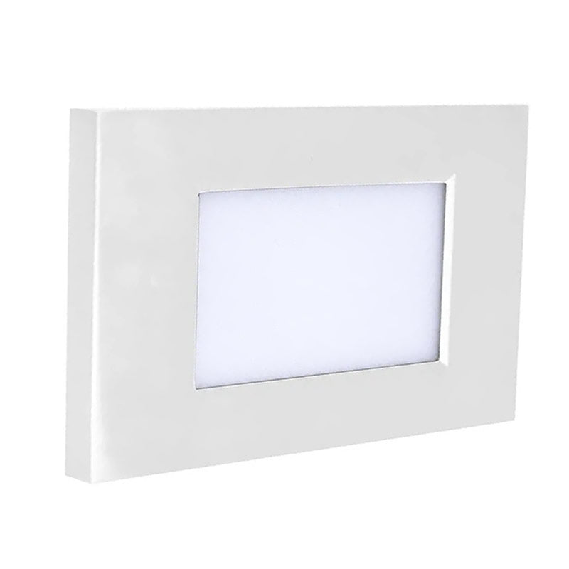 Westgate SLE-F-12V-MCT-WH 3.5W LED Integrated Step Light White Finish Color Selectable CCT 3000K-4000K-5000K 12V