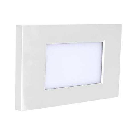 Westgate SLE-F-12V-MCT-WH 3.5W LED Integrated Step Light White Finish Color Selectable CCT 3000K-4000K-5000K 12V