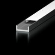 Diode LED DI-CPCHB-SL-48B 48" Slim Channel Bundle For LED Tape Light (Black Finish, Frosted Lens, End Caps, Mounting Hardware)