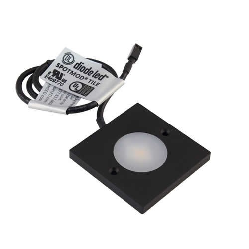 Diode LED DI-12V-SPOT-TL50-80-BL 4 Watt Black Spotmod Tile LED Fixture 5000K 12V