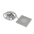 Diode LED DI-12V-SPOT-TL50-80-AL 4 Watt Brushed Aluminum Spotmod Tile LED Fixture 5000K 12V