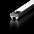 Diode LED DI-CPCHB-SQ-CLT-48W 48" Square Channel Bundle of LED Tape Lighting (White Finish, Architectural Clear Lens, End Caps, Mounting Hardware)