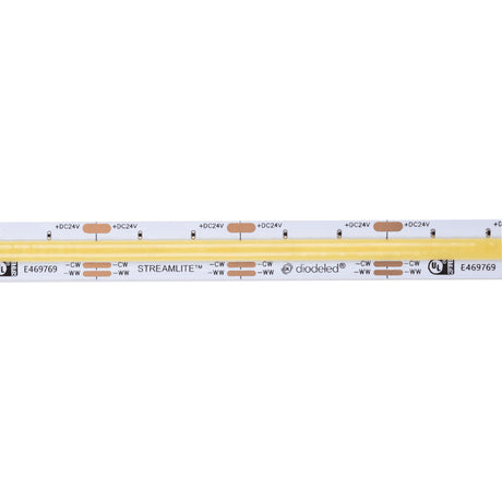 Diode LED DI-24V-STMLT-TW2765-016 16.4ft 3W/ft Streamlite Tunable White 2700K-6500K Dot-Free Linear Light 24V