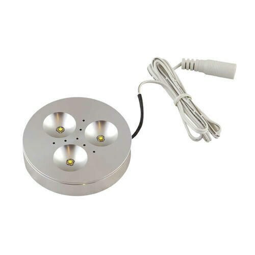 Diode LED DI-1224V-TRNT2-50-AL LED Puck Light 3.3W Aluminum 5000K 12/24V